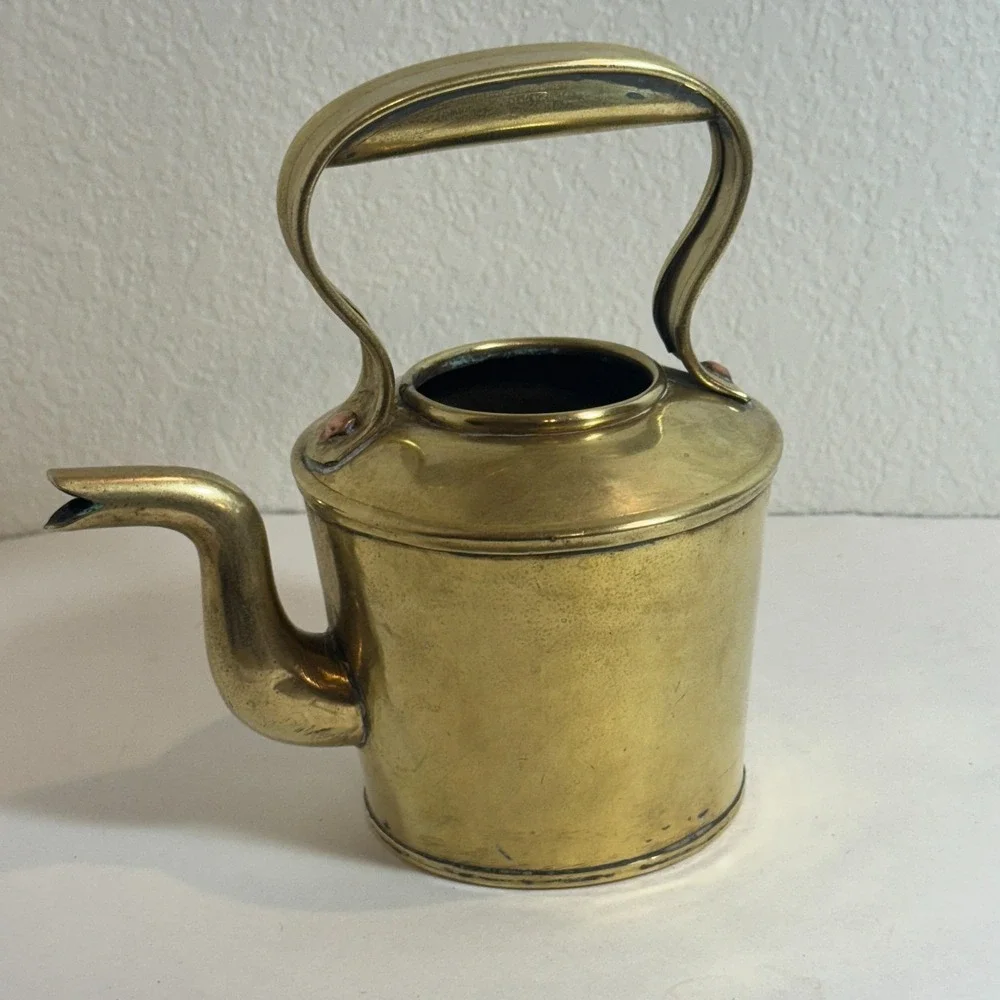 Vintage‎ Brass Teapot Kettle Pitcher Small Water Can
